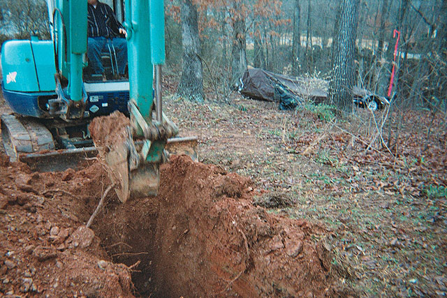 Test pit must be large enough for Soil Scientist's close observation